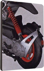 Замена задних тормозных колодок на скутере (2010) DVDRip