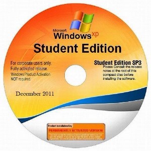  Microsoft Windows XP SP3 Corporate Student Edition December 2011 (ENG/RUS)
