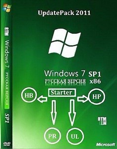 Microsoft Windows 7 Starter SP1 x86 RU Full UpdatePack 2011 