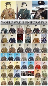 World War II Uniform PSD