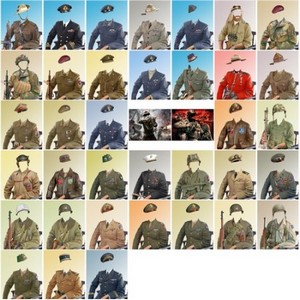 World War II Uniform PSD