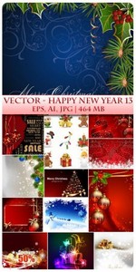 Vector Happy New Year 13