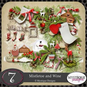   - -   . Scrap - Mistletoe and Wine