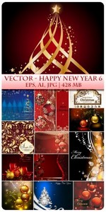 Vector Happy New Year 6
