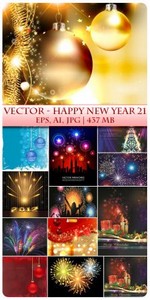 Vector Happy New Year 21