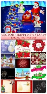 Vector Happy New Year 19