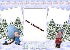    -  2012 (PSD calendar frame)