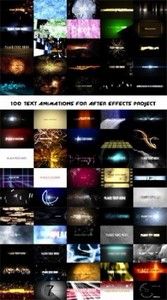 100 Text Animations    After Effects Project