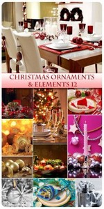 Christmas Ornaments and  Elements 12