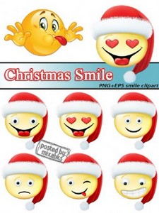   | Christmas Smiles (PNG + EPS original)