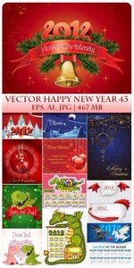 Vector Happy New Year 43