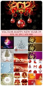 Vector Happy New Year 39