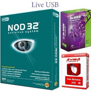 DrWeb + Avira + ESET Live USB - 3    