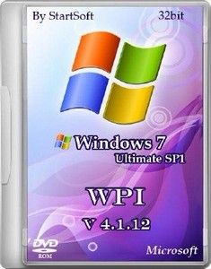 Windows 7 Ultimate SP1 WPI By StartSoft 32bit v 4.1.12 (RUS)