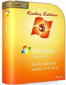 Windows 7 Enterprise SP1 Krokoz Edition 32/64 (11.01.2012)