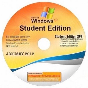Microsoft Windows XP SP3 Corporate Student Edition January 2012 (ENG/RUS)