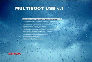 MULTIBOOT USB 1.0 by extim (86/RUS/2012)