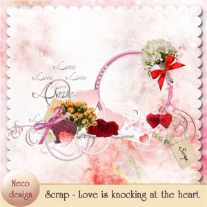 - - Love is knocking at the heart