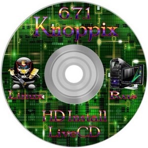 KNOPPIX 6.7.1 Live System i386 + x86 x64 (2xCD+1DVD)