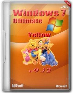 Windows 7 Ultimate AUZsoft Yellow x86 v9.12 (2012/Rus)