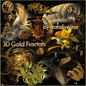 3D   / 3D  Gold Fractals
