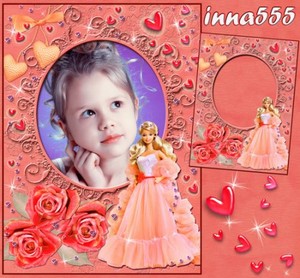 Рамка для маленькой принцессы – Моя любимая кукла Барби