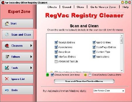 RegVac Registry Cleaner 5.02.08 Retail