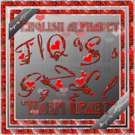 Английский алфавит - Горячее сердце / English Alphabet - Warm Heart