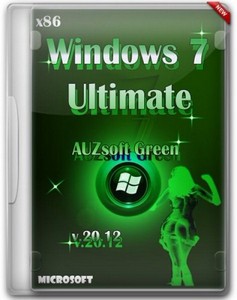 Windows 7 Ultimate AUZsoft Green x86 v.20.12. (RUS/2012)