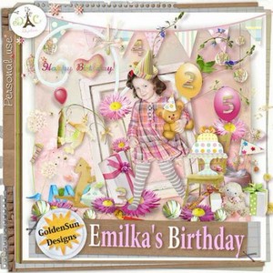 Детский скрап-набор - День рождения Эмиля