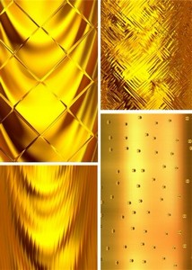 Растровые фоны - Металлическое золото