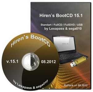 Hiren's BootCD 15.1 Standart | FullCD| FullDVD| USB by Lexapass & sega010 [ ...