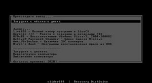  - Recovery DiskSuite USB-  (Windows XP, Windows 7, LiveCD v 2012.08