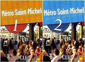 Monnerie-Goarin Annie, Saintenoy Stephanie, Schmitt Sylvie - Metro Saint-Michel. Methode de francais 1, 2 ( + )