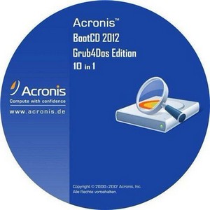 Acronis BootCD 2012 Grub4Dos Edition v.4 (10/19/2012) 10 in 1