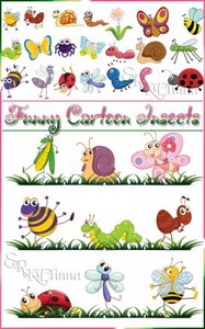     - Funny Cartoon Insects