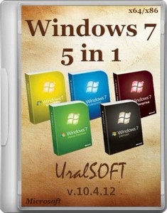 Windows 7 UralSOFT 5 in 1 v10.4.12 (x86/x64/RUS/2012)