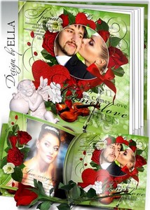 Свадебно-романтический набор-фотокнига,календарь на 2013 год и обложки на д ...