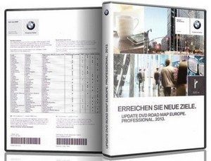 BMW Update DVD Road MAP Europe Professional 2013 (3xDVD)