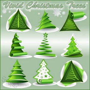   / Vivid Christmas Trees