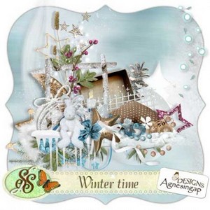 Новогодний скрап-набор - Время зимы