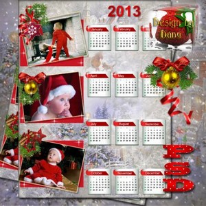 Календарь-рамка - В ожидании Рождества