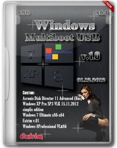 Windows Multiboot USB v.1.0 x86/x64 (01.12.2012)