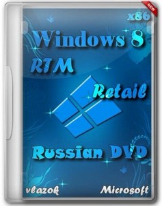 Windows 8 RTM x86 Retail Russian DVD by Vlazok (2012/RUS)
