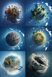 Креатив планеты Земля 25шт