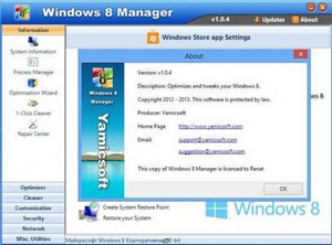 Windows 8 Manager 1.0.4 Final