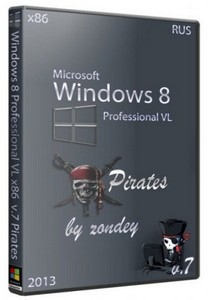 Windows 8 Professional VL x86 v.7 Pirates by zondey (2013/RUS)