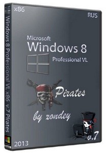 Windows 8 Professional VL x86 v.7 Pirates  (2013/RUS)