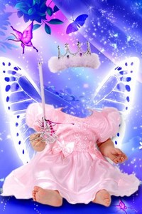 Детский шаблон для девочек - Маленькая фея