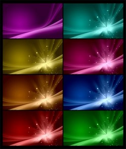 PSD Source - Colored Radioactive Rays Backgrounds